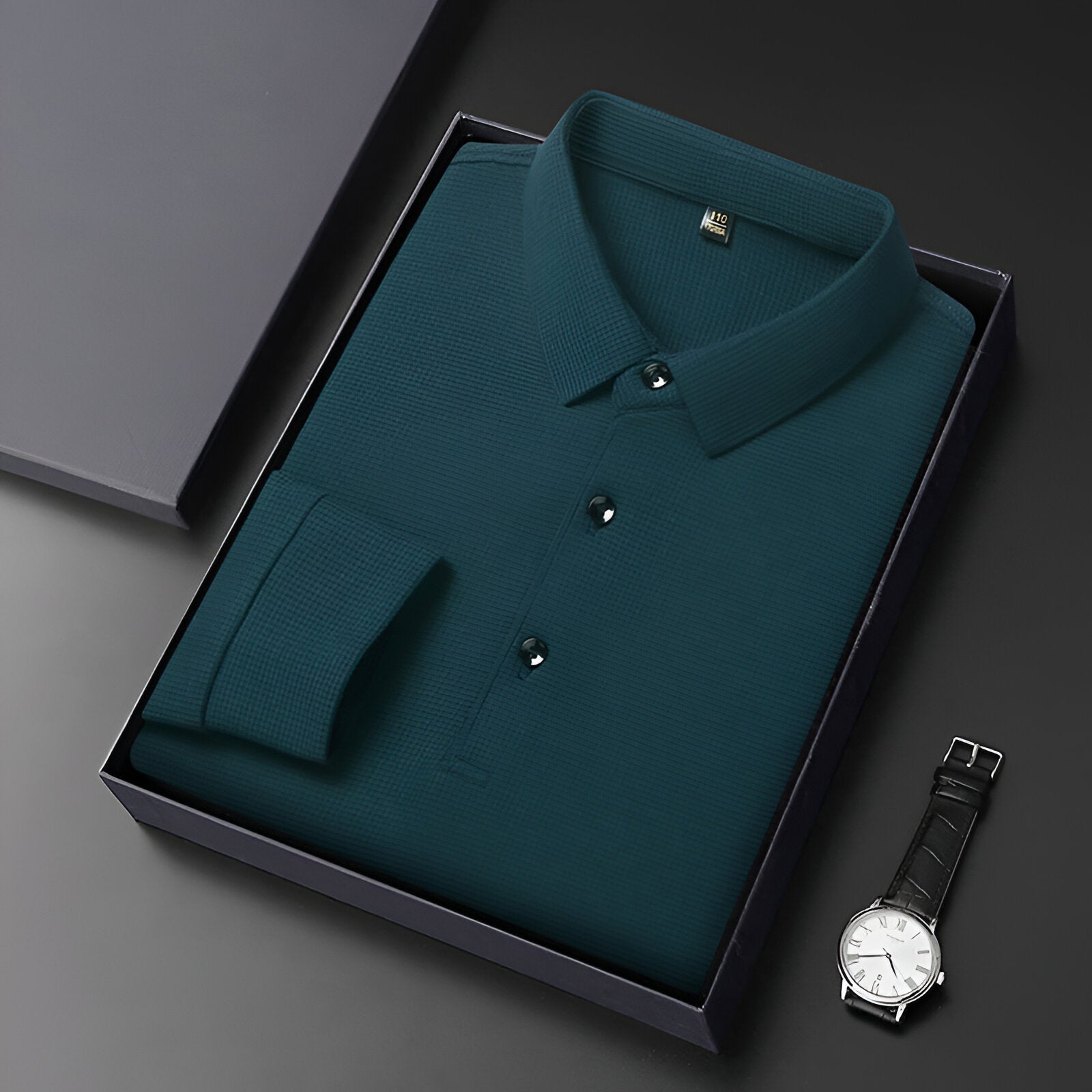 Brian™ | Luxury Long-Sleeve Polo