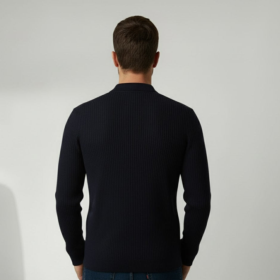 Brian™ | Luxury Long-Sleeve Polo