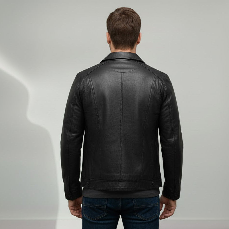 Evan™ | Leather Jacket