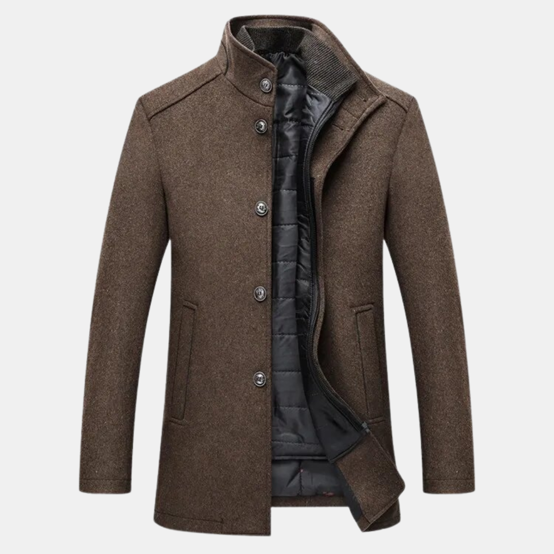 Jonathan™ | Thick Wool Trench Coat