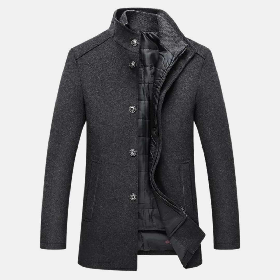 Jonathan™ | Thick Wool Trench Coat