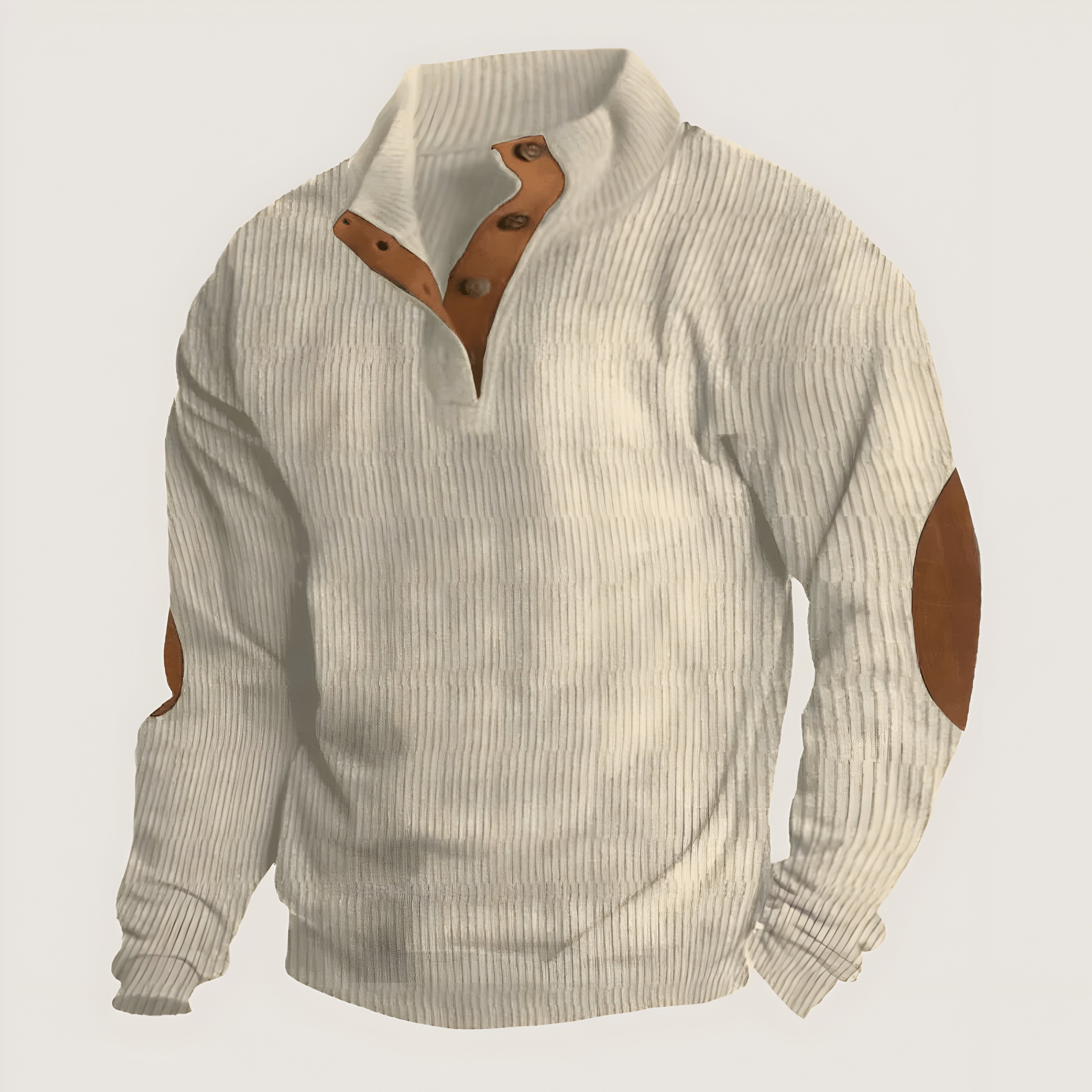 Ethan™ | Ribbed Button Sweater