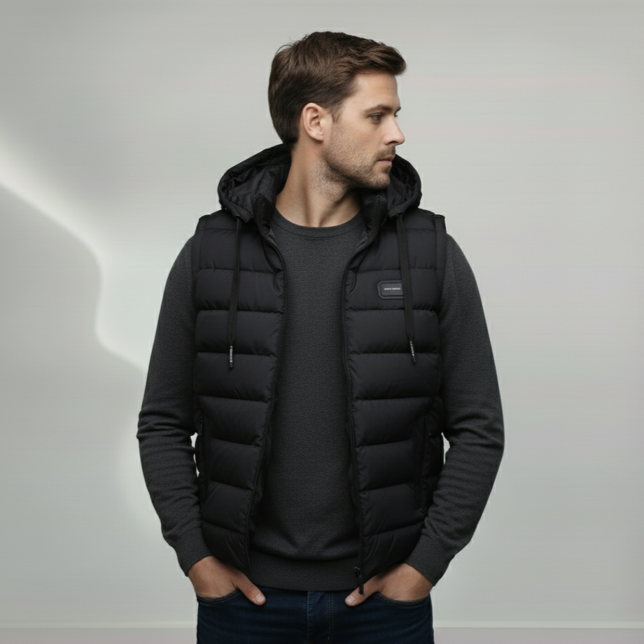 Jonathan™ | Hoodie vest for men