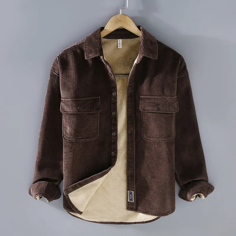 Adam™ | Corduroy Jacket with Fleece