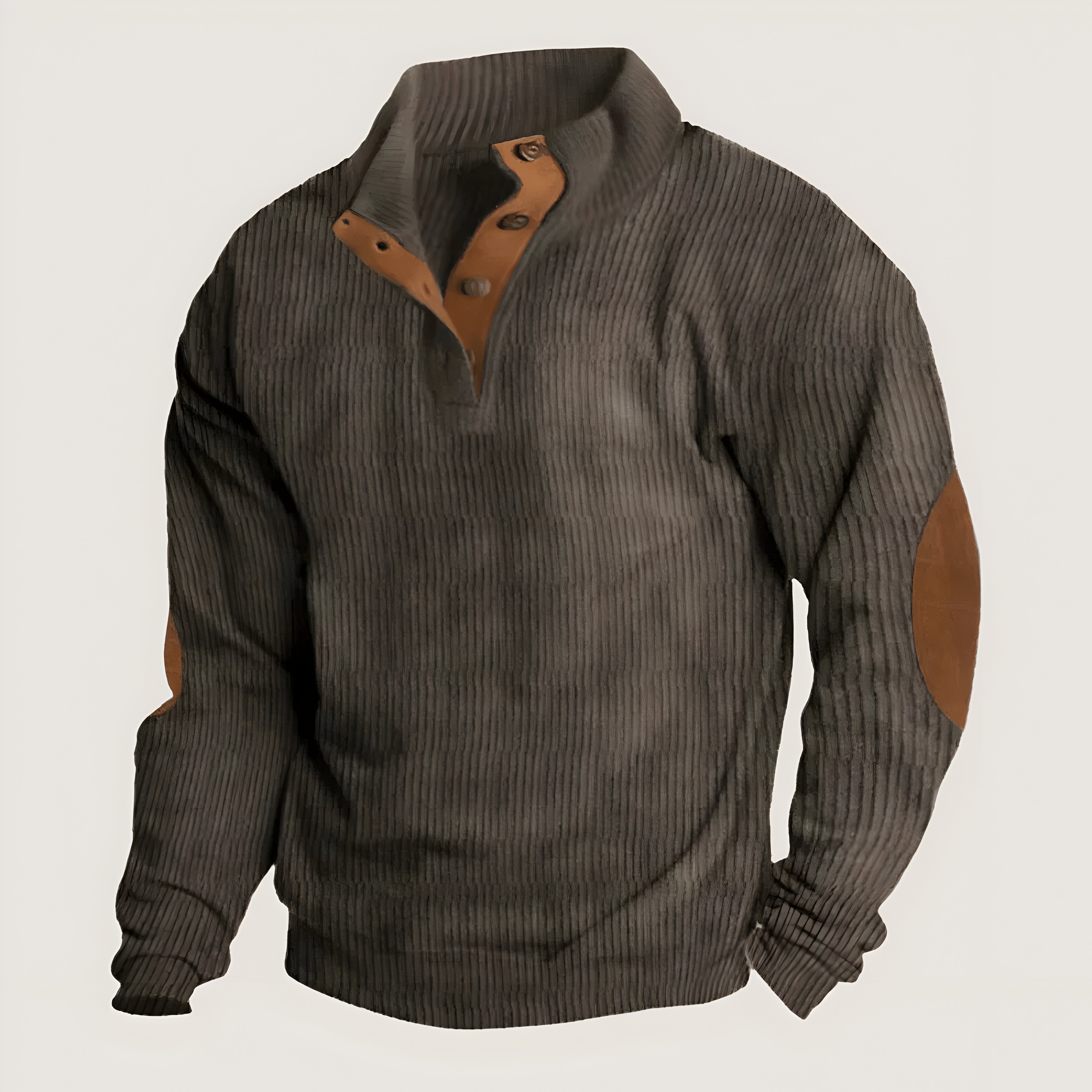 Ethan™ | Ribbed Button Sweater