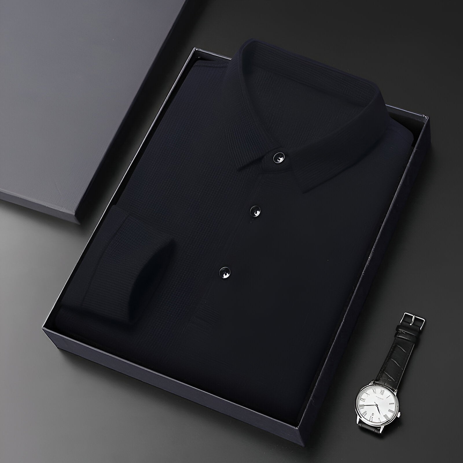 Brian™ | Luxury Long-Sleeve Polo
