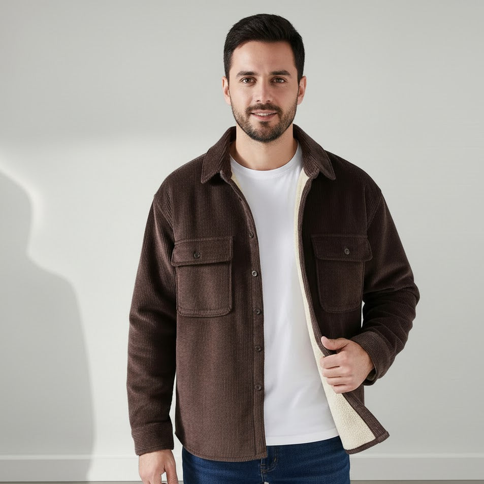 Adam™ | Corduroy Jacket with Fleece
